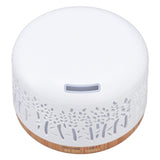 Desktop Humidifier 300ml Wood Grain Design Low Noise Aromatherapy Humidifier with LED Color Light 100‑240V AU Plug - Close-Up Angle