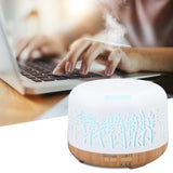 Desktop Humidifier 300ml Wood Grain Design Low Noise Aromatherapy Humidifier with LED Color Light 100‑240V AU Plug - Extra Image