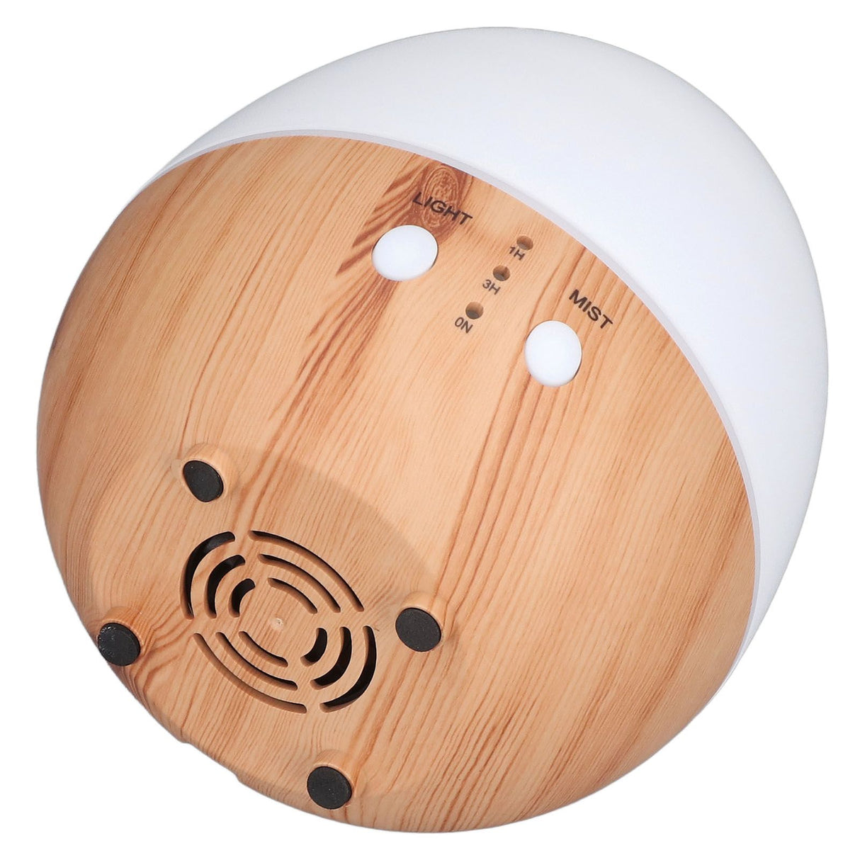 250ml Essential Oil Diffuser Automatic Shut Off 35db Low Noise USB Powered Wooden Humidifier with Night Light for Bedroom
