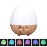 250ml Essential Oil Diffuser Automatic Shut Off 35db Low Noise USB Powered Wooden Humidifier with Night Light for Bedroom