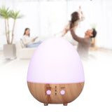 250ml Essential Oil Diffuser Automatic Shut Off 35db Low Noise USB Powered Wooden Humidifier with Night Light for Bedroom