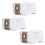 3Pcs Vacuum Cleaner Dust Bag Non Woven Disposable Sweeper Storage Garbage Bag Replacement for DEEBOT X1 OMNI