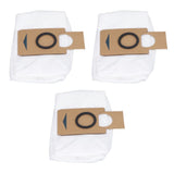 3Pcs Vacuum Cleaner Dust Bag Non Woven Disposable Sweeper Storage Garbage Bag Replacement for DEEBOT X1 OMNI - Top-Down View