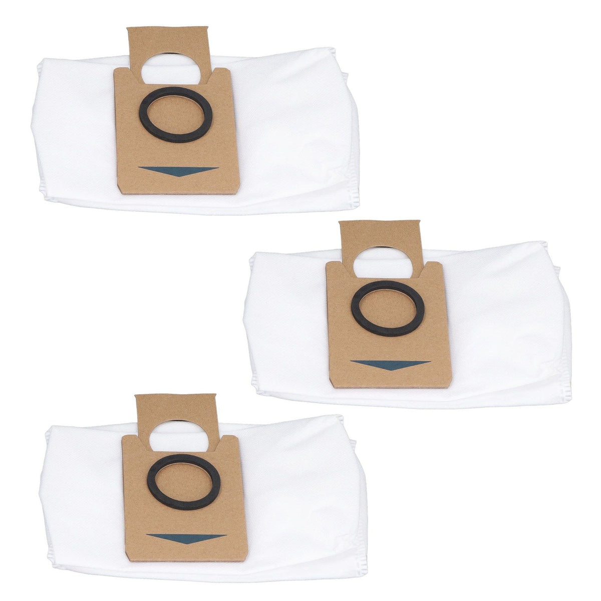 3Pcs Vacuum Cleaner Dust Bag Non Woven Disposable Sweeper Storage Garbage Bag Replacement for DEEBOT X1 OMNI