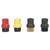 Round Small Brush Head Steam Cleaner Brushes for Karcher SC1 SC2 SC3 SC4 SC5 SC7 - 45-Degree Angle