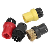 Round Small Brush Head Steam Cleaner Brushes for Karcher SC1 SC2 SC3 SC4 SC5 SC7 - Rear View