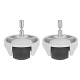 2pcs Robot Sweeper Universal Caster Front Wheel Replacement for Xiaomi 1S S50 T4 T7 - Front View