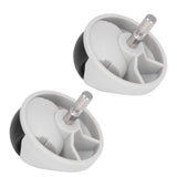 2pcs Robot Sweeper Universal Caster Front Wheel Replacement for Xiaomi 1S S50 T4 T7 - Extra Image
