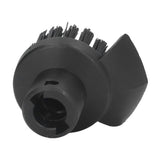 Steam Cleaner Round Brush Black Hard Bristles Cleaning Brush Replacement with Scraper for Karcher SC1 SC2 SC3 - Extra Image