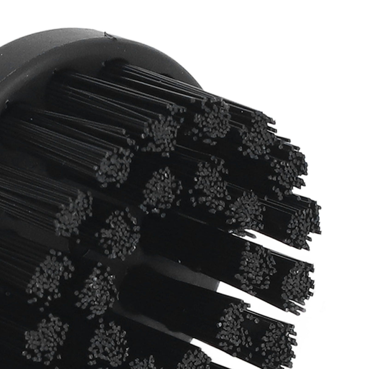 Steam Cleaner Round Brush Black Hard Bristles Cleaning Brush Replacement with Scraper for Karcher SC1 SC2 SC3