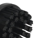 Steam Cleaner Round Brush Black Hard Bristles Cleaning Brush Replacement with Scraper for Karcher SC1 SC2 SC3
