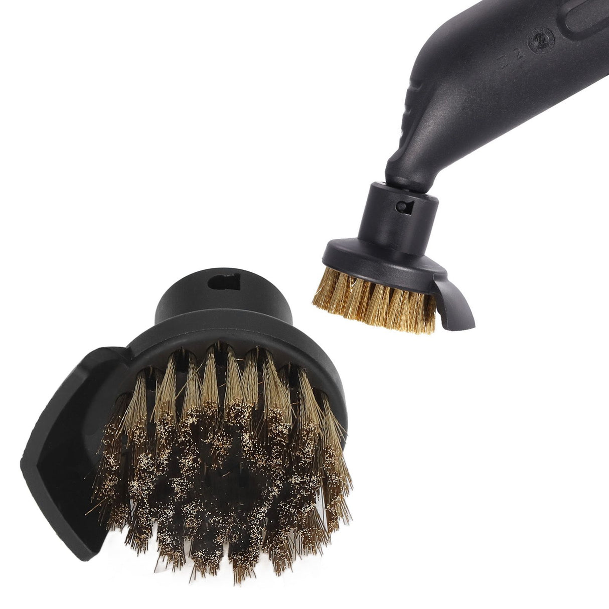 Brush Head Steam Cleaner Round Brushes Replacement Part for Karcher SC1 SC2 SC3 SC4 SC5 SC6 SC7 Golden Copper Style
