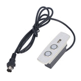 Recliner Remote Professional Electric Lift Sofa Recliner Hand Control Switch 2 Button 5 Pin with USB Phone Charger 12‑29V
