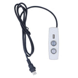 Recliner Remote Professional Electric Lift Sofa Recliner Hand Control Switch 2 Button 5 Pin with USB Phone Charger 12‑29V - Low Angle