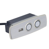 Recliner Remote Professional Electric Lift Sofa Recliner Hand Control Switch 2 Button 5 Pin with USB Phone Charger 12‑29V