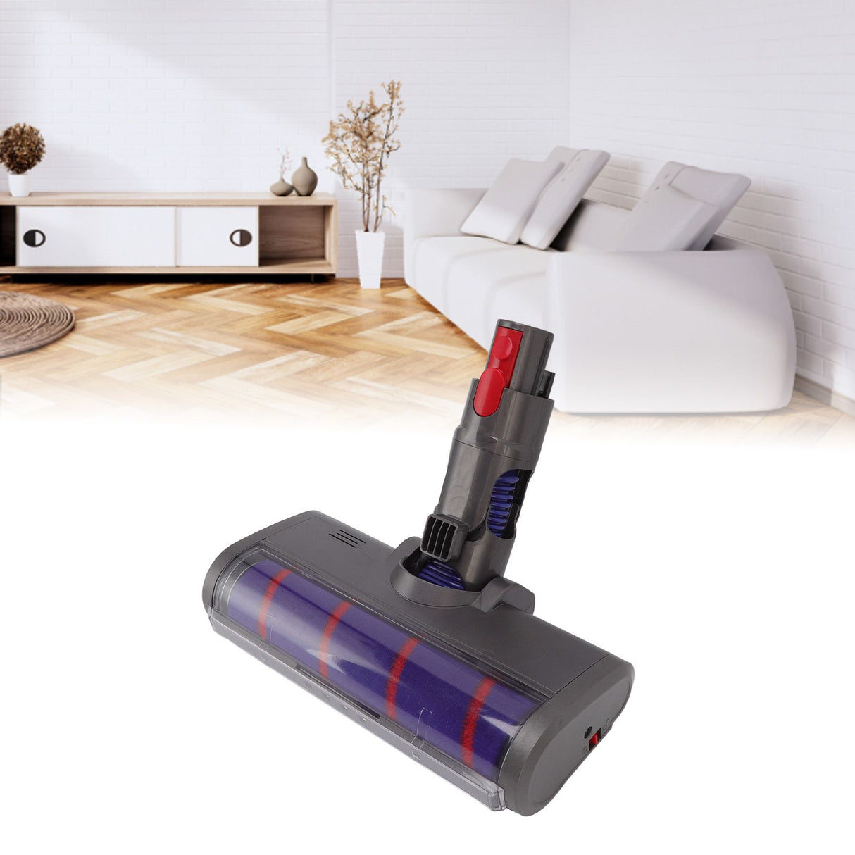Vacuum Cleaner Soft Cleaner Head Flannelette Roller Cleaner Head Replacement for V7 V8 V10 V11