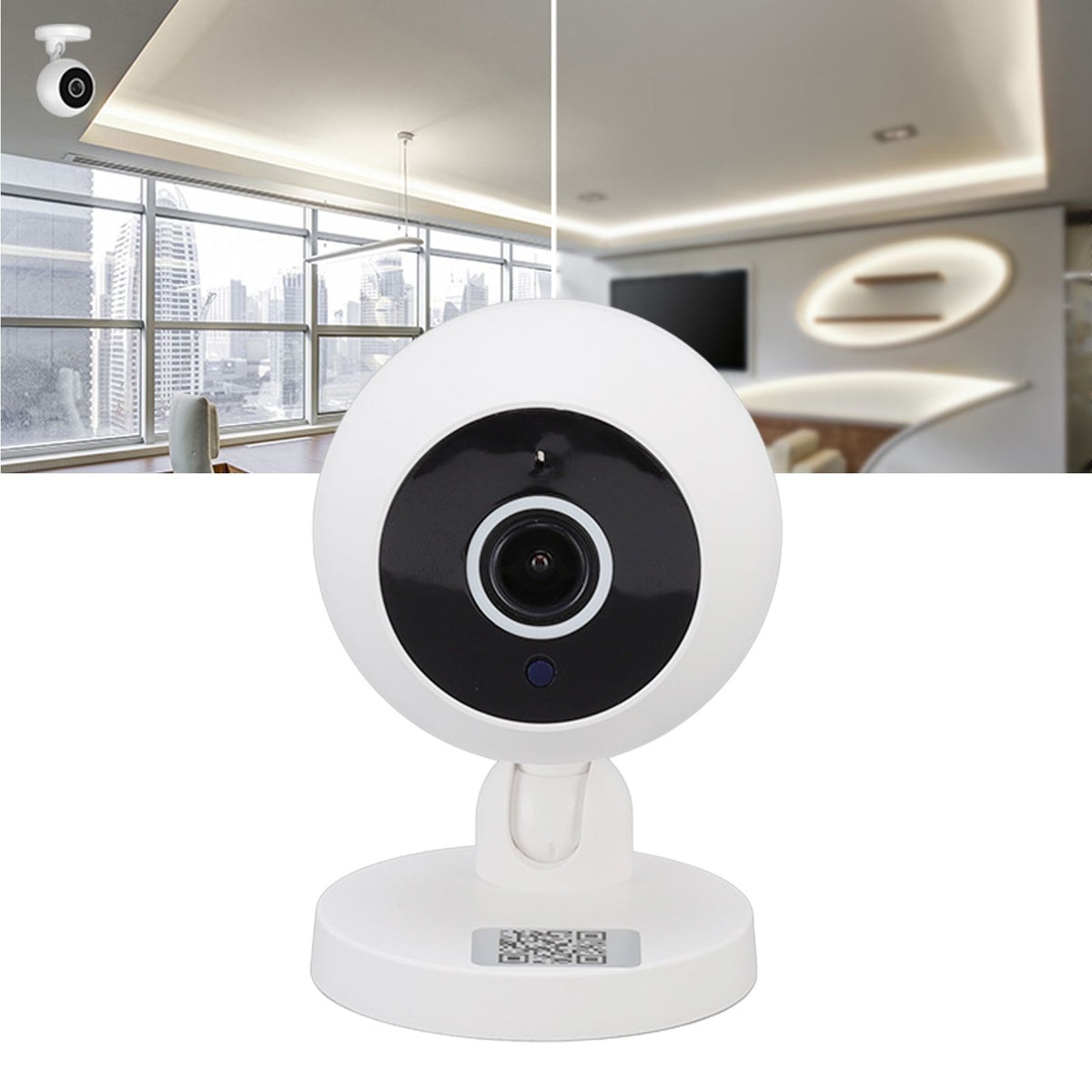 360 Degree WiFi Camera High Definition 2 Way Voice Function Infrared Dark Night View Smart Camera for Home Office Baby Room