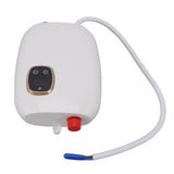 5500W 25A Electric Instant Hot Water Heater Touch Screen Over Temperature Protection Water Heater with Shower Head 220V - Side View