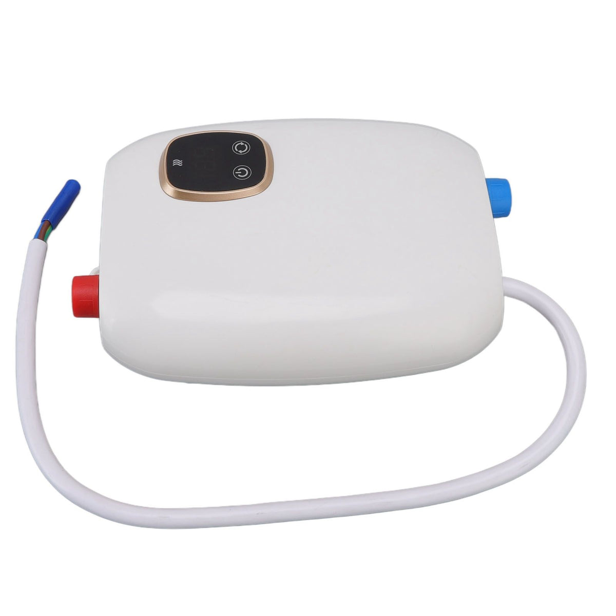 5500W 25A Electric Instant Hot Water Heater Touch Screen Over Temperature Protection Water Heater with Shower Head 220V