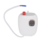 5500W Small Electric Instant Hot Water Heater with Digital Touch Screen Smart Thermostat Water Heater 220V - Rear View