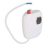 5500W Small Electric Instant Hot Water Heater with Digital Touch Screen Smart Thermostat Water Heater 220V - Low Angle