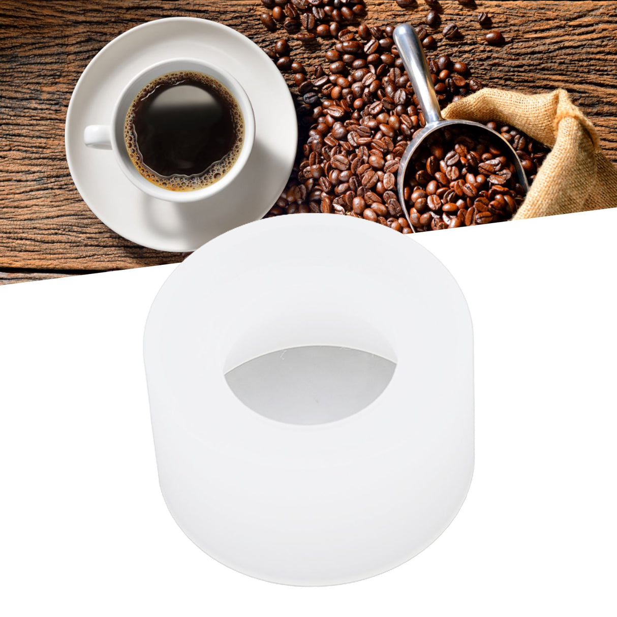 Coffee Capsule Powder Filler for Nestle Coffee Round Powder Press Filler PP Cafe Powder Filler Reusable Coffee Tool