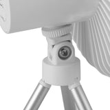 Tripod Fan 10000mAh 3 Gears Adjustable Timing Function Portable Desktop Fan with Light for Outdoor Camping White - Extra Image