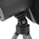 Tripod Fan 10000mAh 3 Gears Adjustable Timing Function Portable Desktop Fan with Light for Outdoor Camping Gray