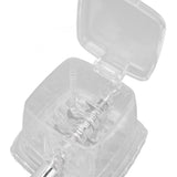 Manual Ice Crusher Small Portable Shaver Hand Operated Snow Cone Machine for Home Transparent