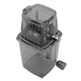 Manual Ice Crusher Small Portable Shaver Hand Operated Snow Cone Machine for Home Grey