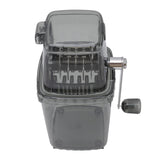 Manual Ice Crusher Small Portable Shaver Hand Operated Snow Cone Machine for Home Grey