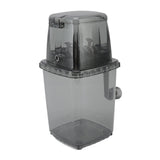 Manual Ice Crusher Small Portable Shaver Hand Operated Snow Cone Machine for Home Grey