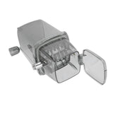 Manual Ice Crusher Small Portable Shaver Hand Operated Snow Cone Machine for Home Grey