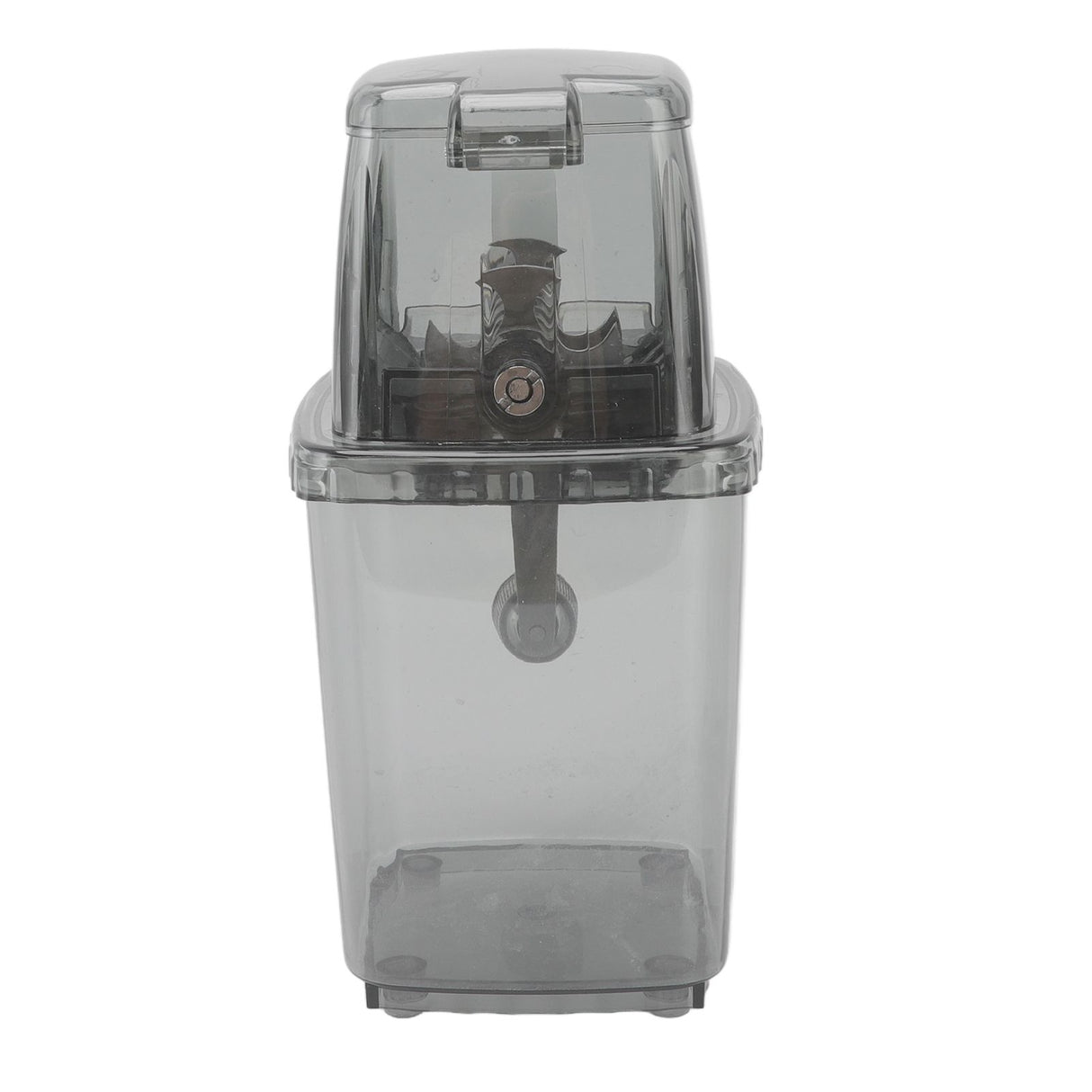 Manual Ice Crusher Small Portable Shaver Hand Operated Snow Cone Machine for Home Grey