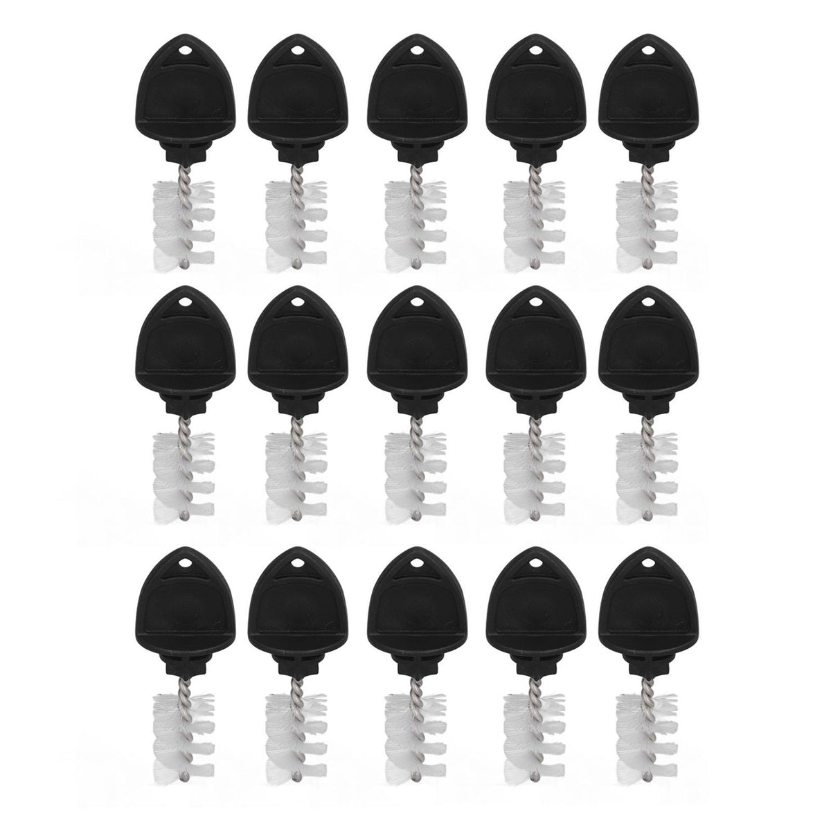 15Pcs Beer Tap Plug Brush 304 Stainless Steel ABS Beer Faucet Tap Cleaning Brush Plug For Kitchen Bar