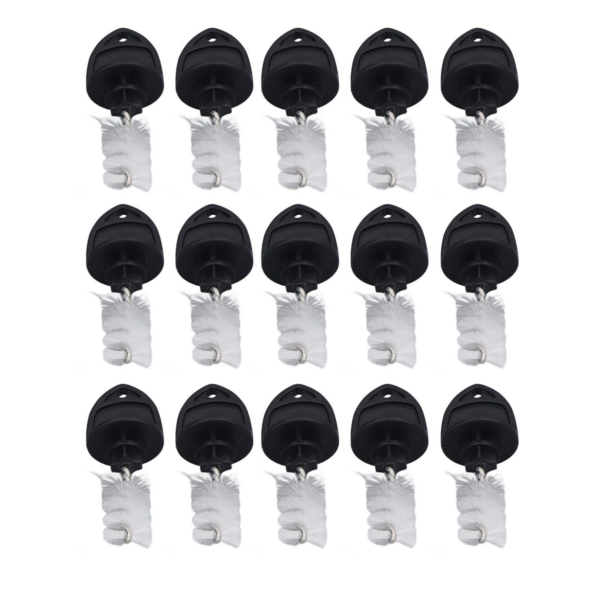 15Pcs Beer Tap Plug Brush 304 Stainless Steel ABS Beer Faucet Tap Cleaning Brush Plug For Kitchen Bar