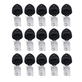 15Pcs Beer Tap Plug Brush 304 Stainless Steel ABS Beer Faucet Tap Cleaning Brush Plug For Kitchen Bar - Top-Down View