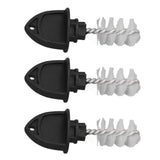 15Pcs Beer Tap Plug Brush 304 Stainless Steel ABS Beer Faucet Tap Cleaning Brush Plug For Kitchen Bar - Rear View