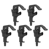 5Pcs Beer Tap Brewing Barrel Faucet ABS 20PSI 1/4in Bard Connector 3/16in Outlet Set Kit - Side View