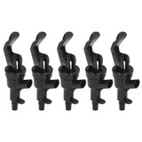 5Pcs Beer Tap Brewing Barrel Faucet ABS 20PSI 1/4in Bard Connector 3/16in Outlet Set Kit - 45-Degree Angle