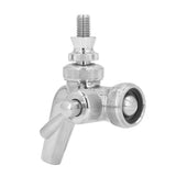Beer Flow Control Faucet Stainless Steel Beer Tap with Dust Cover Handle for Homebrewing
