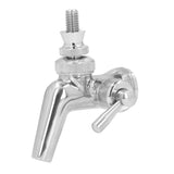 Beer Flow Control Faucet Stainless Steel Beer Tap with Dust Cover Handle for Homebrewing