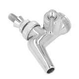 Beer Flow Control Faucet Stainless Steel Beer Tap with Dust Cover Handle for Homebrewing