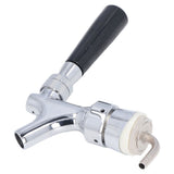Stainless Steel Beer Tap Faucet Beer Tower Faucet Kegerator Tap for Homebrewing - 45-Degree Angle