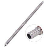 35.2cm Length Spring Loaded Beer Bottle Filler Stainless Steel Wine Bottle Filler Wand with Cleaning Brush Hose Clamp