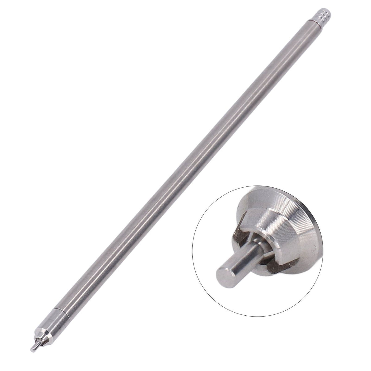 35.2cm Length Spring Loaded Beer Bottle Filler Stainless Steel Wine Bottle Filler Wand with Cleaning Brush Hose Clamp