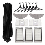 Robot Vacuum Cleaner Accessory Brush Dust Bag Cleaning Cloth Set Kit for EVE PLUS