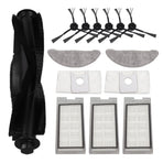 Robot Vacuum Cleaner Accessory Brush Dust Bag Cleaning Cloth Set Kit for EVE PLUS