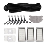 Robot Vacuum Cleaner Accessory Brush Dust Bag Cleaning Cloth Set Kit for EVE PLUS - Front View