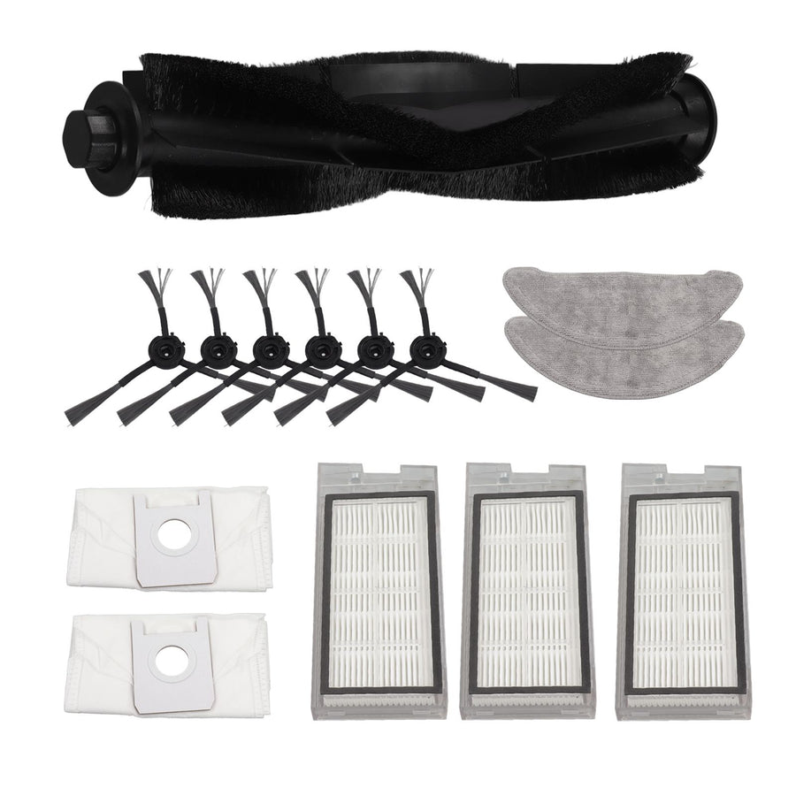 Robot Vacuum Cleaner Accessory Brush Dust Bag Cleaning Cloth Set Kit for EVE PLUS